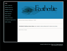 Tablet Screenshot of featherliteshoes.com